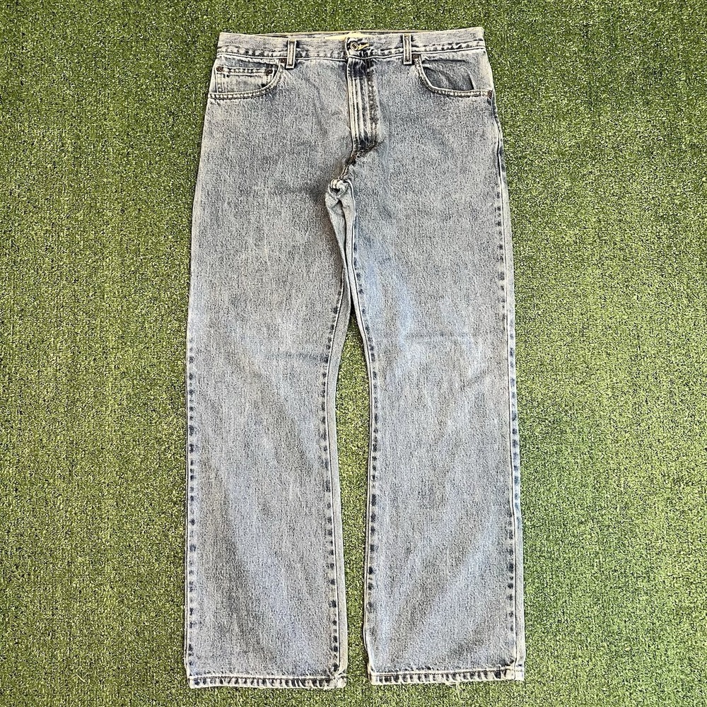 Vintage Y2K Levis 517 Bootcut Denim Jeans Light Wash Mens 36x32 Baggy Skater